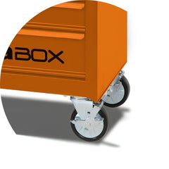 Carrinho de Ferramentas 400KG Laranja 6 Gavetas com Guias Telescópicas C04-BOX-O Beta