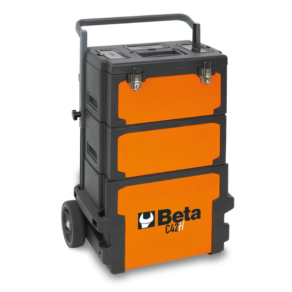 Carrinho para Maleta Caixa de Ferramentas Tipo Trolley com 3 Módulos Destacáveis C42H Beta