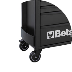 Carrinho para Ferramentas 800KG Preto 7 Gavetas Tampo de Madeira Fechadura RSC24/7-N Beta