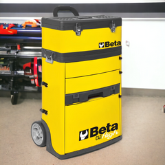 Carrinho tipo Caixa Maleta para Ferramentas Amarelo tipo Trolley C41H/Y Beta