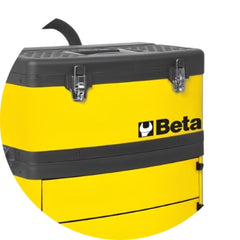 Carrinho tipo Caixa Maleta para Ferramentas Amarelo tipo Trolley C41H/Y Beta