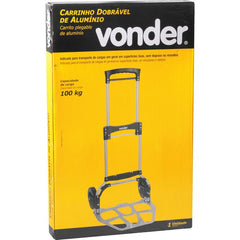 Carrinho Aluminio Dobrável 100kg Vonder