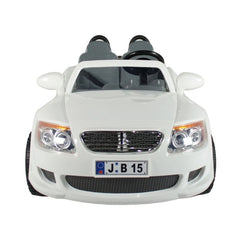 Carrinho Elét. Convers. B15 2 Lug c/ CR Branco 12V Bel Brink