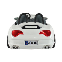 Carrinho Elét. Convers. B15 2 Lug c/ CR Branco 12V Bel Brink