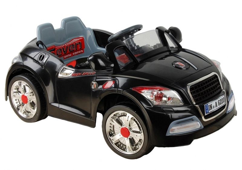 Carrinho elétrico controle remoto esporte preto - Bel Brink