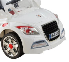 Carrinho Elétrico Esporte 6v Com Controle Remoto Branco - Be
