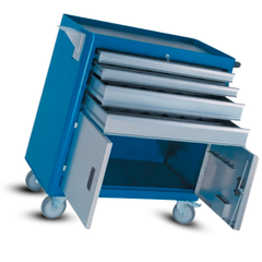 Carro para ferramentas com 4 Gavetas e 2 Portas 156B CMB
