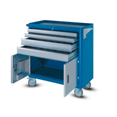 Carro para ferramentas com 4 Gavetas e 2 Portas 156B CMB