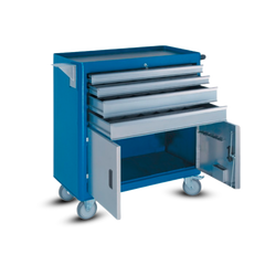 Carro para ferramentas com 4 Gavetas e 2 Portas 156B CMB