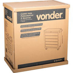 Carro para Ferramentas com 5 Gavetas  - Vonder