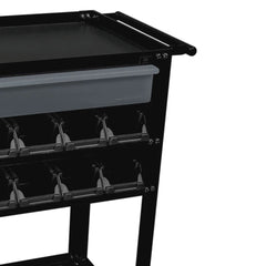 Carro para Ferramentas c/ Gavetas Plást Dark 120kg Presto