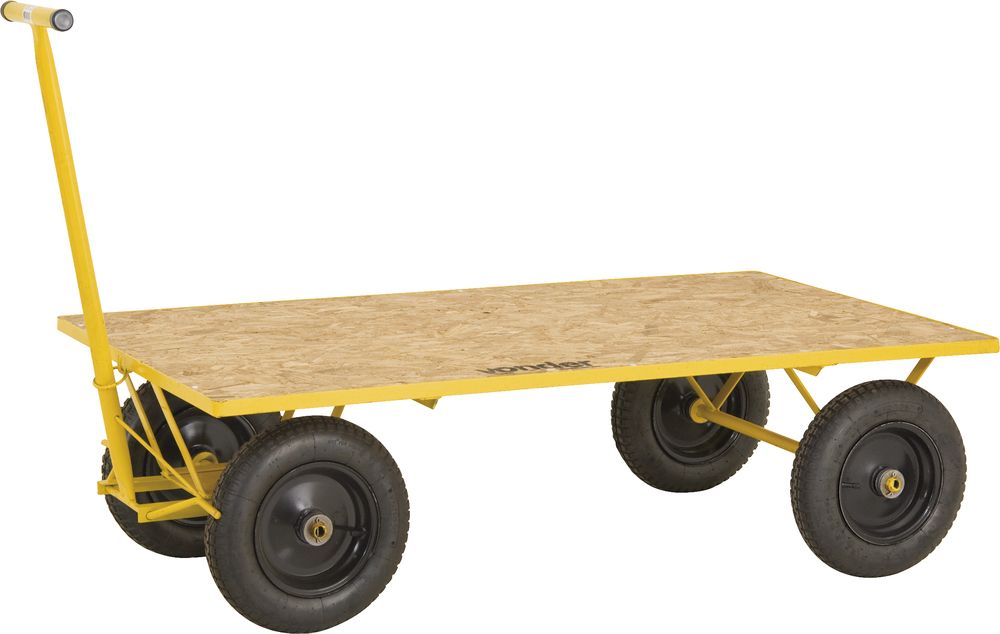 Carro Plataforma 600kg 1,50x0,80m Compensado Câmara Vonder