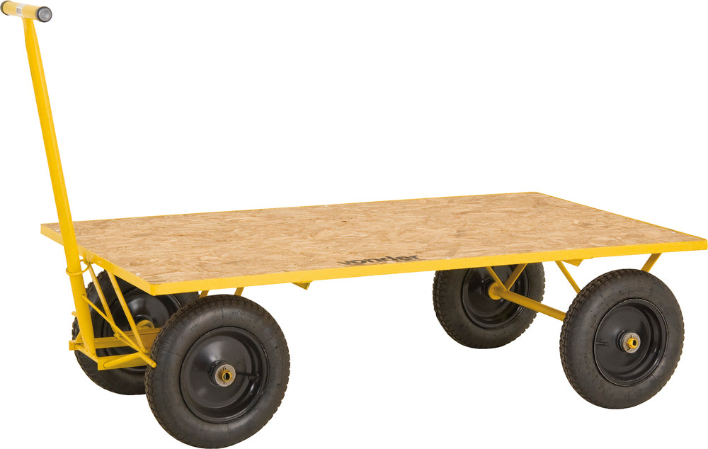 Carro Plataforma 600kg 1,50x0,80m Compensado Câmara Vonder