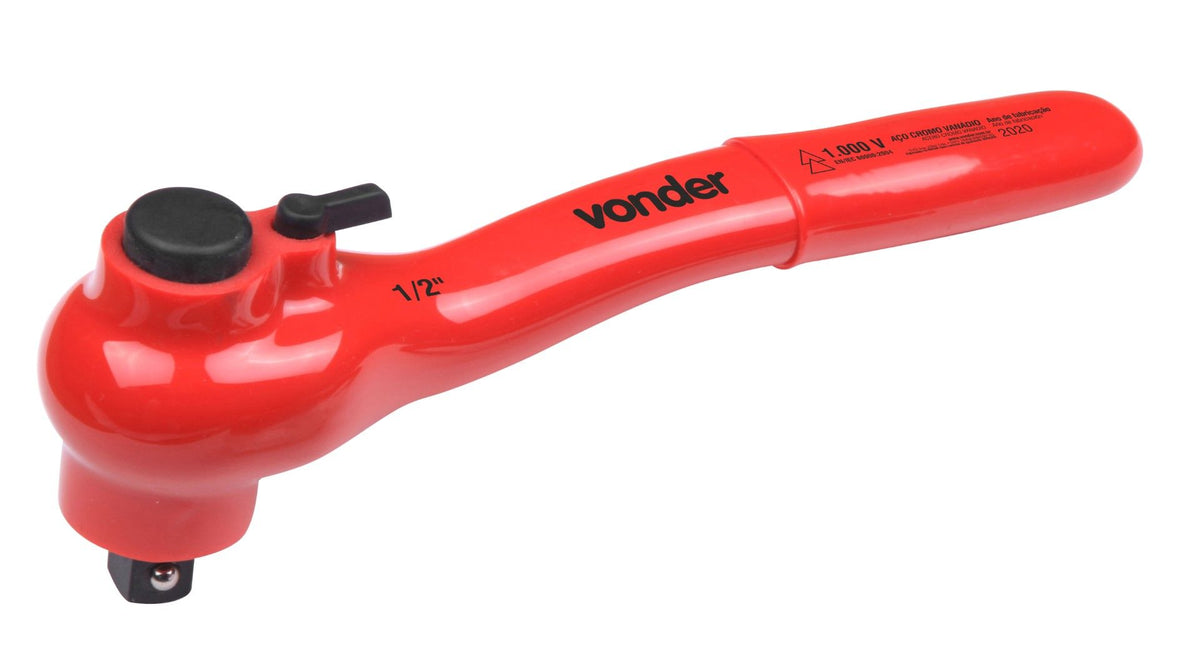 Catraca Reversível Soquete Enc 1/2'' Isolada Iec60900 Vonder