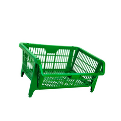 Cesto Expositor Empilhável Medio Verde Presto