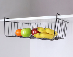 Cesto Suspenso Frutas Embalagens Caixas G p/ Prateleira Bel