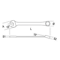 Chave Combinada Antifaiscante 36mm 42BA 30 Beta