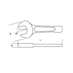 Chave de Boca Fixa de Bater 120mm 58 120 Beta