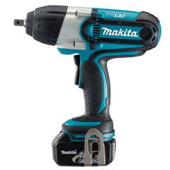 Chave de Impacto 18V 1600 RPM Com 2 Baterias Carregador Maleta Torque 440N.m DTW450RFE Makita