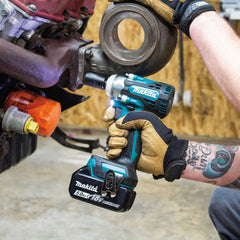 Chave de Impacto 18V 3200 RPM Com 2 Bateria Carregador Mak-Pac 2 Rotação Reversível DTW300RTJ Makita