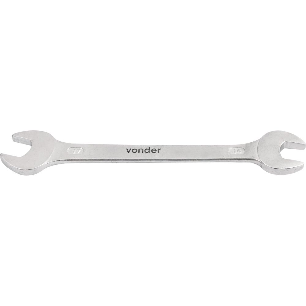 Chave Fixa 16 mm x 17 mm em Aço Cromo Vanádio Vonder - Guimepa