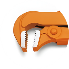 Chave Grifo para Tubos Modelo Sueco com Mordentes a 90° 630 MM 3'' Gas 376 630 Beta