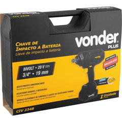 Chave Impacto à Bateria 3/4'' 20V Bivolt CIV234B Vonder Plus