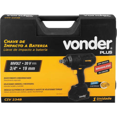 Chave Impacto à Bateria 3/4'' 20V Bivolt CIV234B Vonder Plus