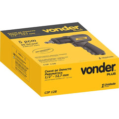 Chave De Impacto Pneumática 1/2'' 124,4 kgf CIP 128 Vonder Plus