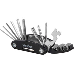 Chave multifunção 15 em 1 para bicicletas Vonder