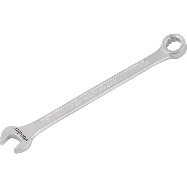 Chave combinada 07mm cromo vanádio fosco cartela Vonder