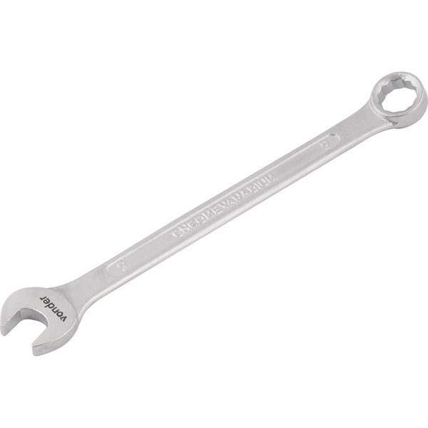 Chave combinada 09mm cromo vanádio fosco cartela Vonder