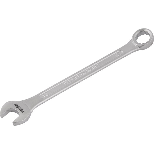 Chave combinada 12mm cromo vanádio fosco cartela Vonder