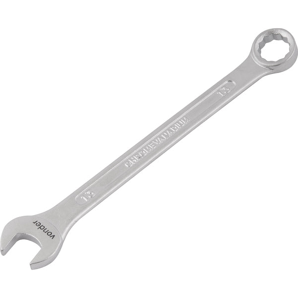 Chave combinada 13mm cromo vanádio fosco cartela Vonder