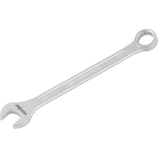 Chave combinada 17mm cromo vanádio fosco cartela Vonder