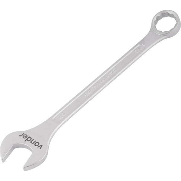 Chave combinada 24mm cromo vanádio fosco cartela Vonder