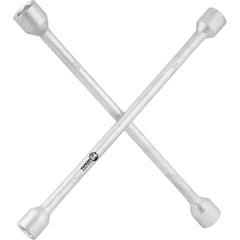 Chave de roda tipo cruz 17x19x21x23mm aço carbono - Nove54