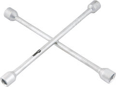 Chave de roda tipo cruz 17x19x21x23mm aço carbono - Nove54