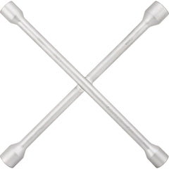 Chave de roda tipo cruz 17x19x21x23mm cromo vanádio Vonder