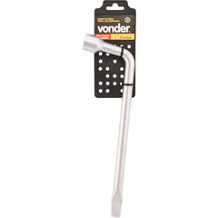 Chave de roda tipo L 17mm c/ espátula cromo vanádio Vonder