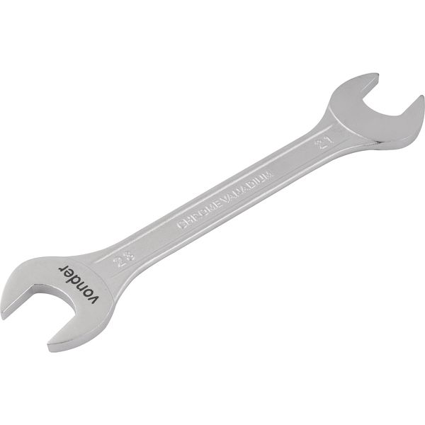 Chave fixa 21x23mm cromo vanádio fosco cartela Vonder