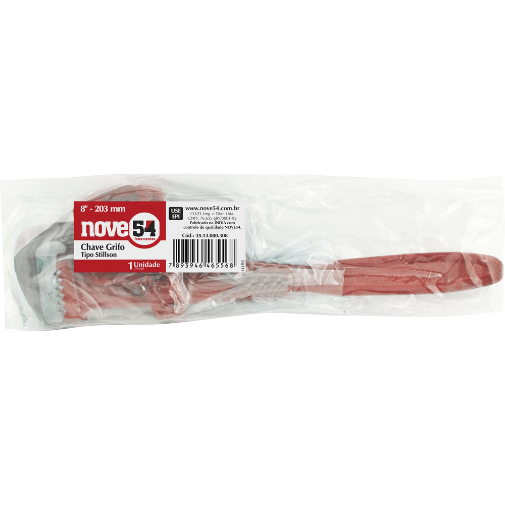 Chave grifo para cano 10" stillson aço forjado - Nove54 - Guimepa
