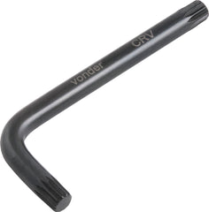 Chave multidentada 08mm tipo L curta cromo vanádio Vonder