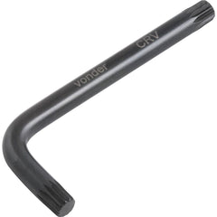 Chave multidentada 10mm tipo L curta cromo vanádio Vonder