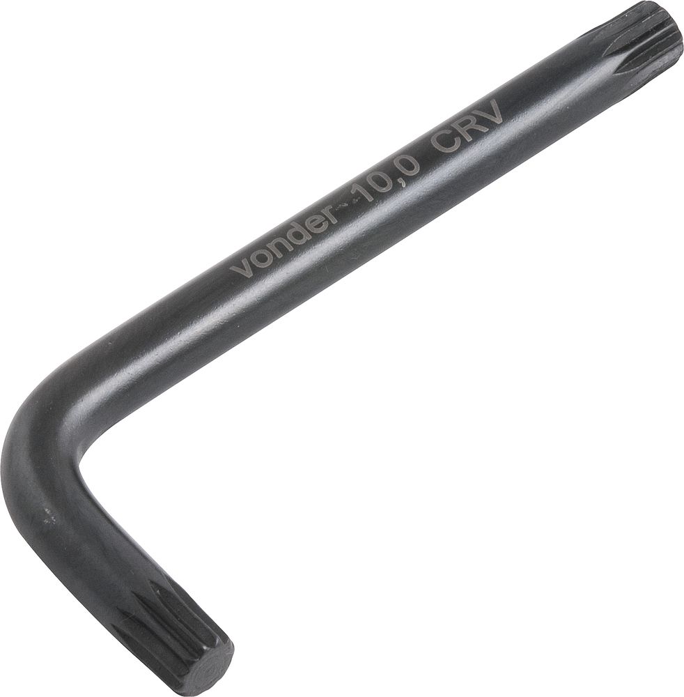 Chave multidentada 12mm tipo L curta cromo vanádio Vonder