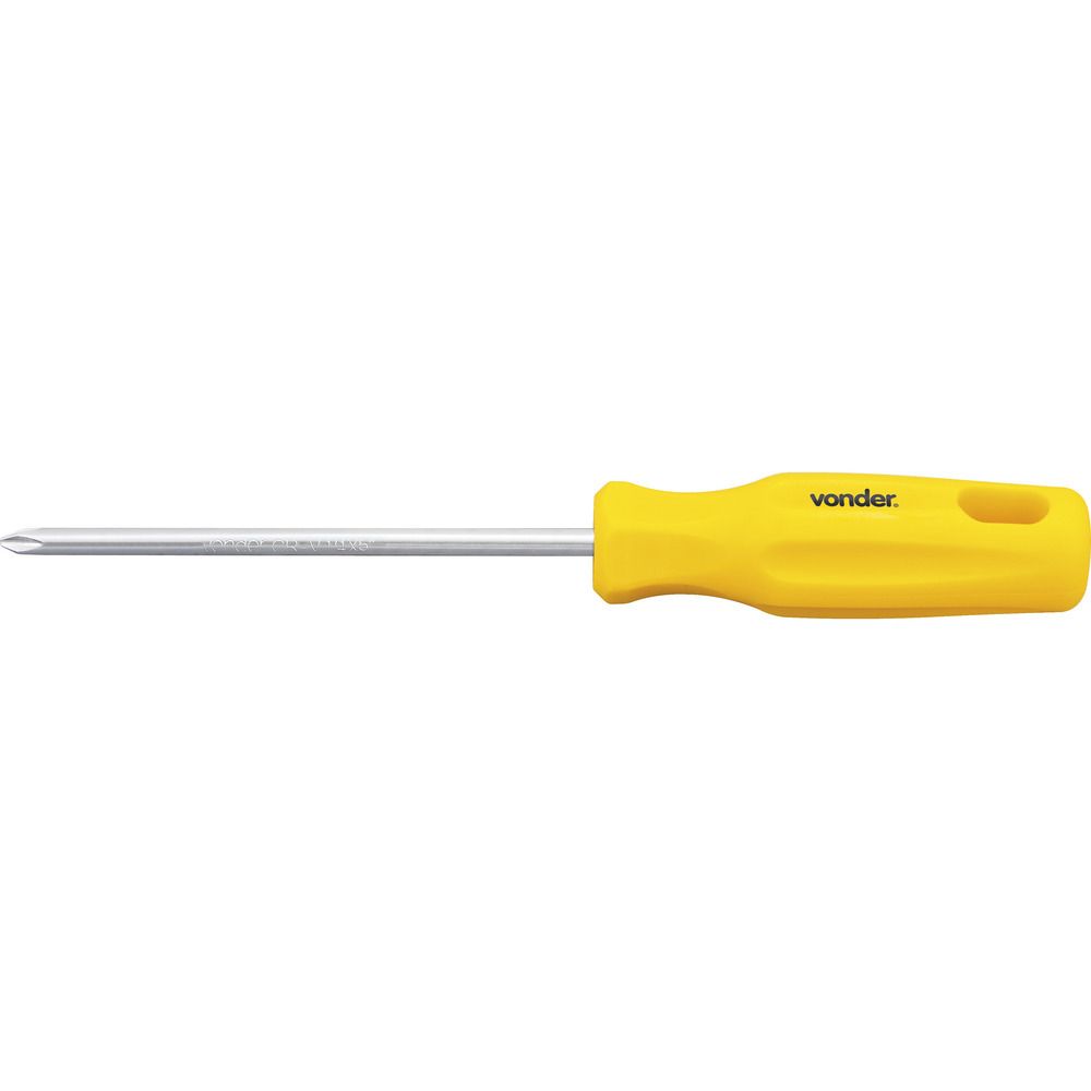 Chave phillips 1/4x5" n.2 cromo vanádio Vonder