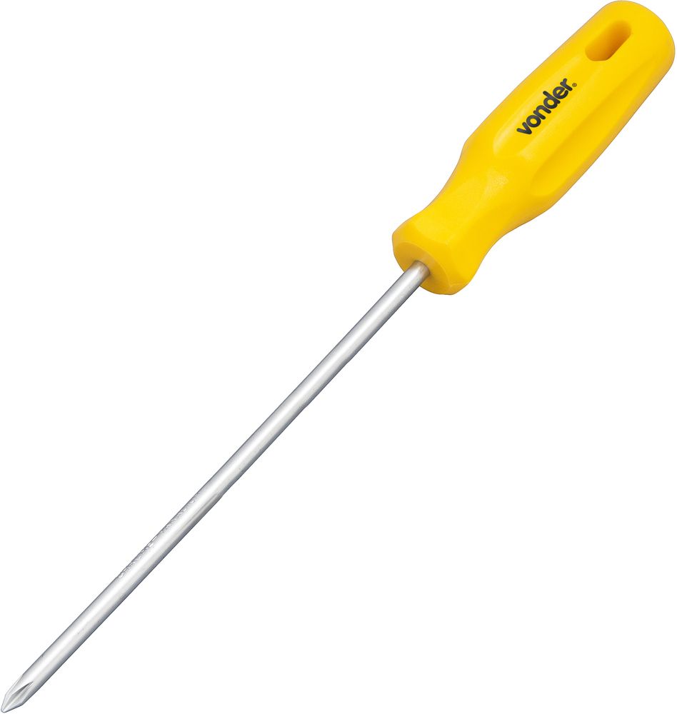 Chave phillips 3/16x6" n.1 cromo vanádio Vonder