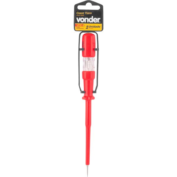 Chave Teste Haste Isolada Vermelha Vonder