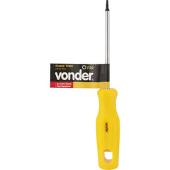 Chave torx t-10 com cabo reto cromo vanádio Vonder