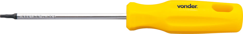 Chave torx t-10 com cabo reto cromo vanádio Vonder